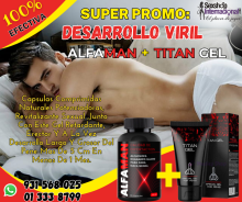 DESARROLLO VIRIL ASEGURADO CON ALFAMAN TITAN GEL PIDELO AL 931568025